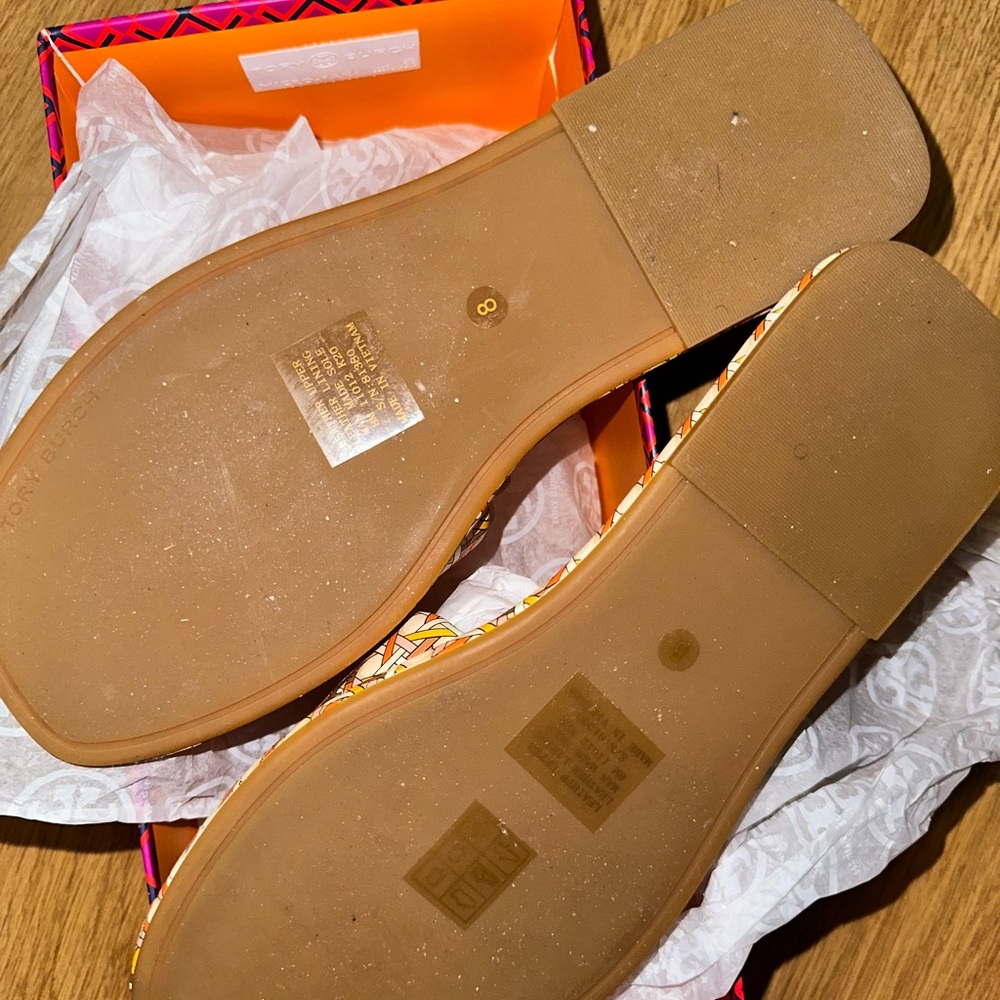 Brand new Tory Burch double t sport slide - Picture 3 of 3